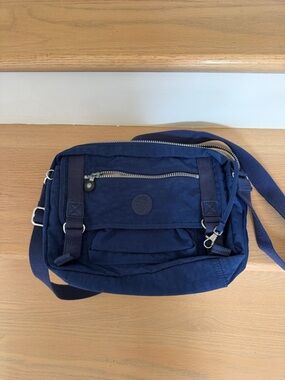 Kipling Navy Crossbody Messenger Bag - Lightweight Everyday Carry